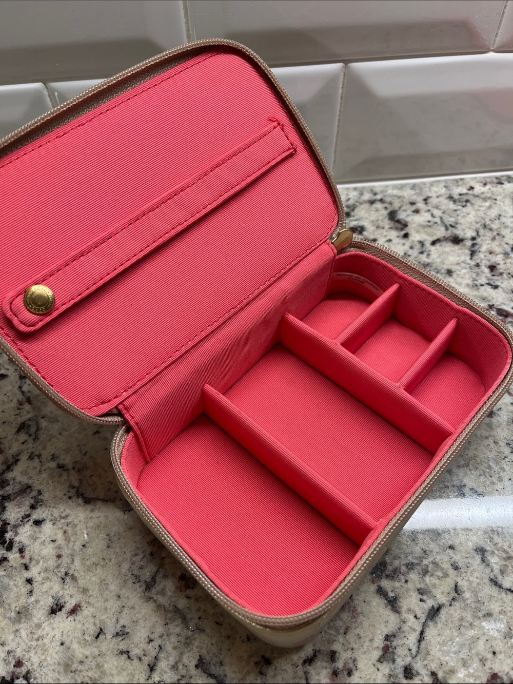 Coach Poppy Zip Around Jewelry Travel Case EUC - Picture 11 of 11